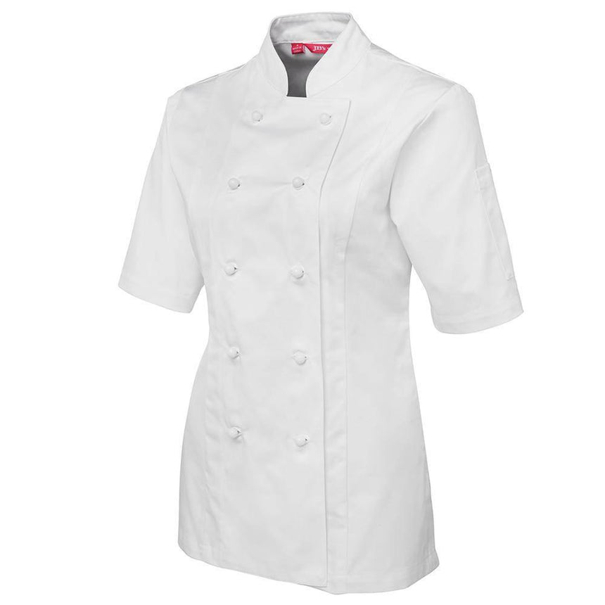 Ladies Short Sleeve Chef's Jacket Chef Jackets JB's Wear