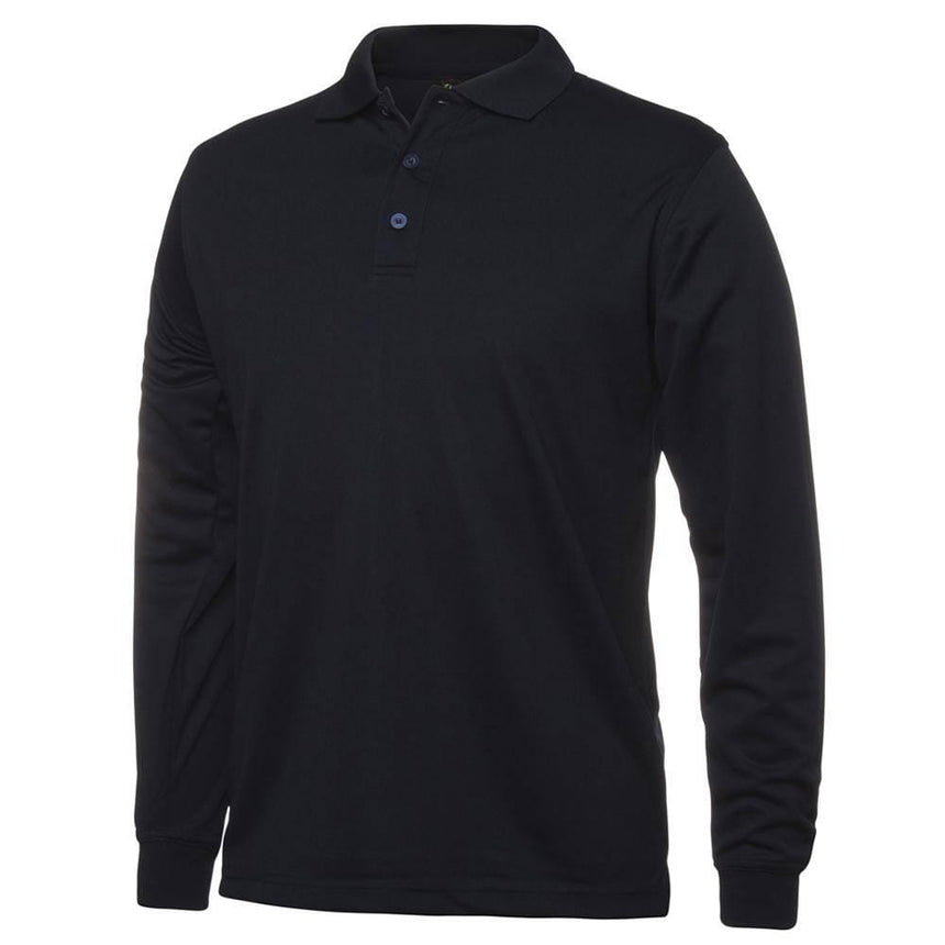 Long Sleeve Poly Polo Polos JB's Wear