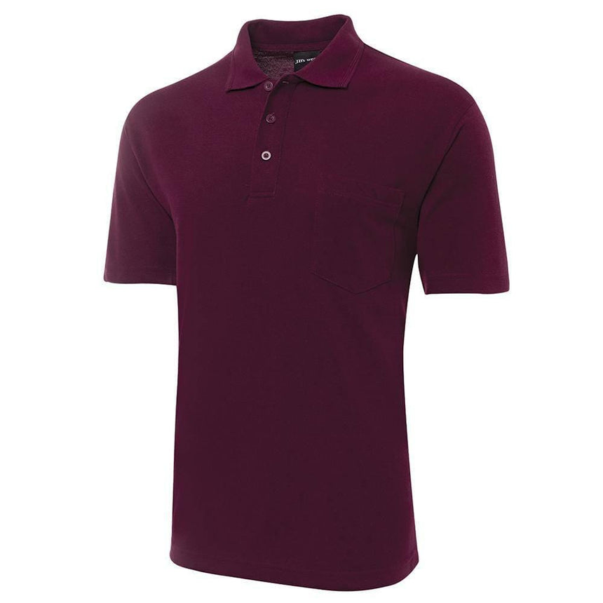 210 Pocket Polo Polos JB's Wear Maroon S