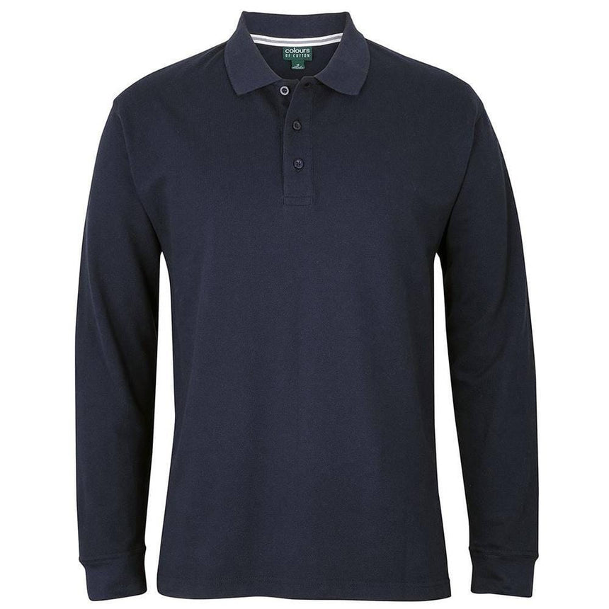 C of C Long Sleeve Pique Polo Polos JB's Wear Navy 2XS