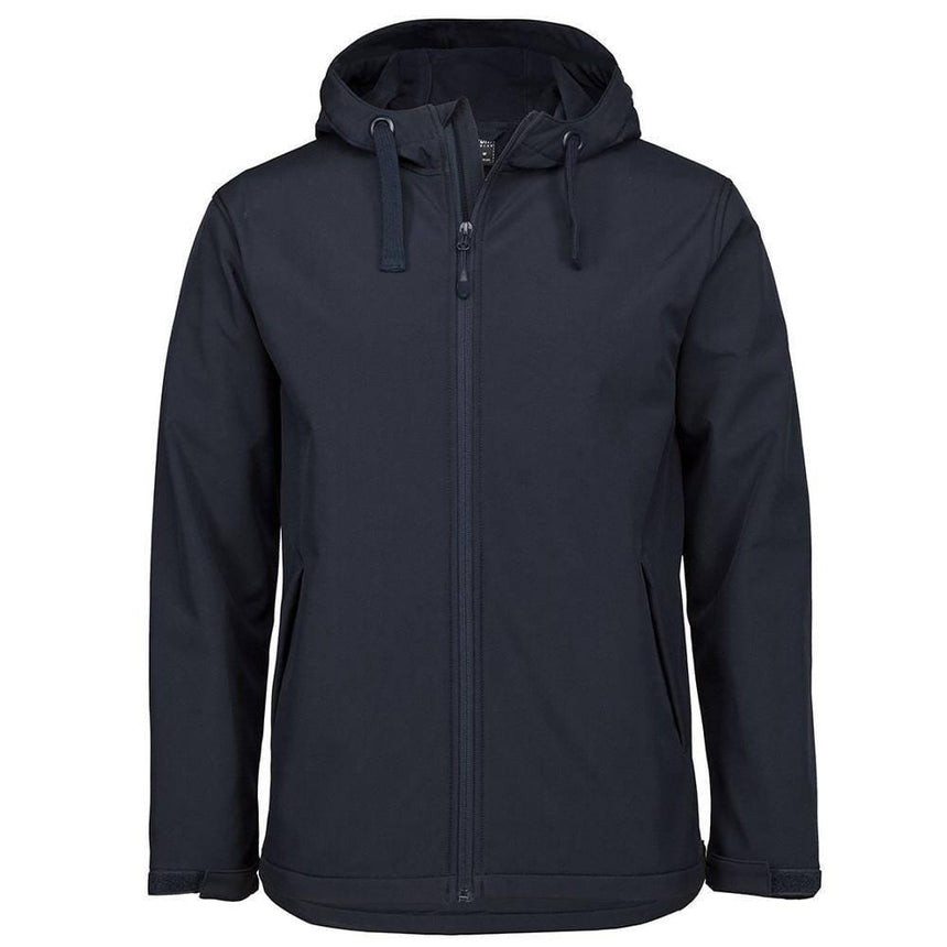 Podium Kids & Adults Water Resistant Hooded Softshell Jacket Jackets JB's Wear Navy 2XS