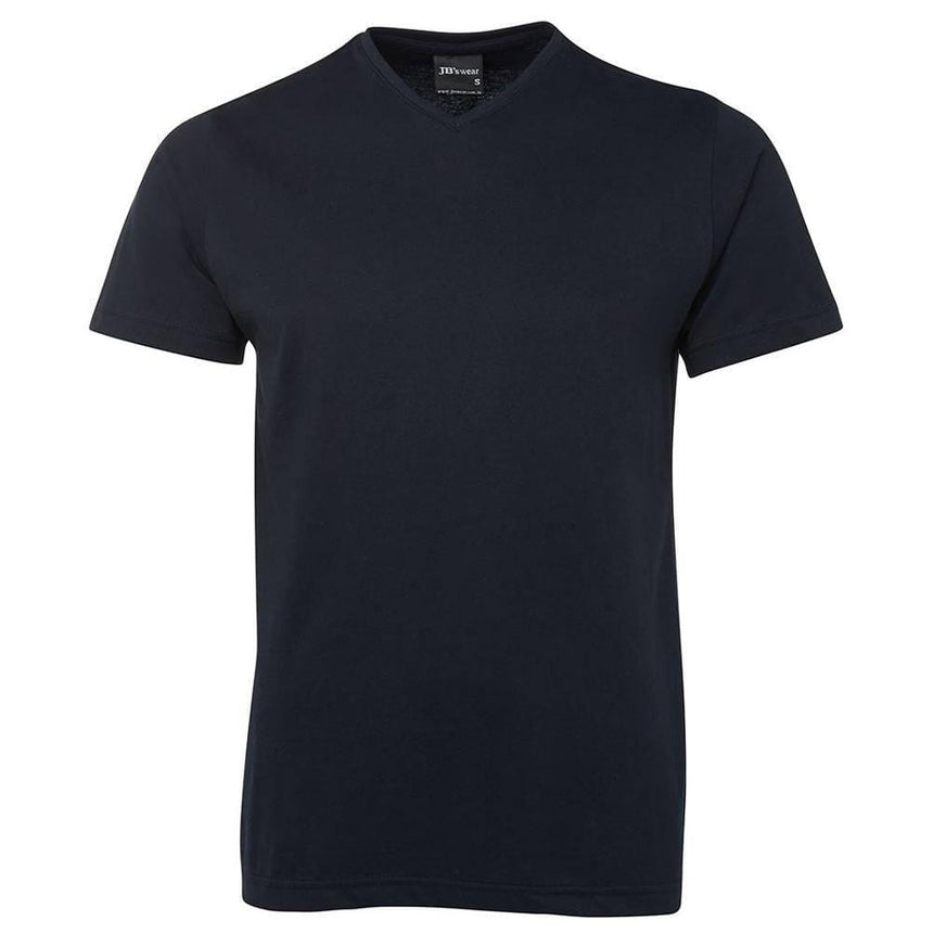 V Neck Tee T Shirts JB's Wear Navy 2XS