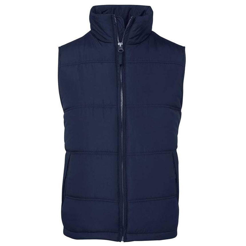 Adventure Puffer Vest Vests JB's Wear Navy/Grey S
