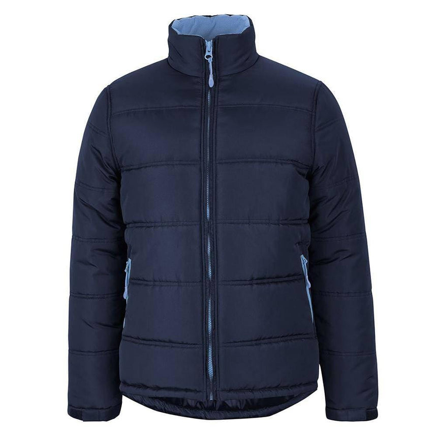 Puffer Contrast Jacket Jackets JB's Wear Navy/Blue 2XS