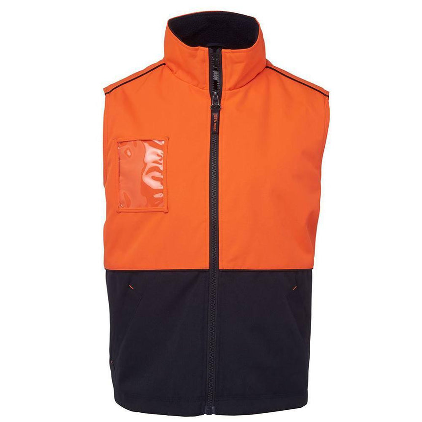 Hi Vis A.T. Vest Vests JB's Wear Orange/Navy S