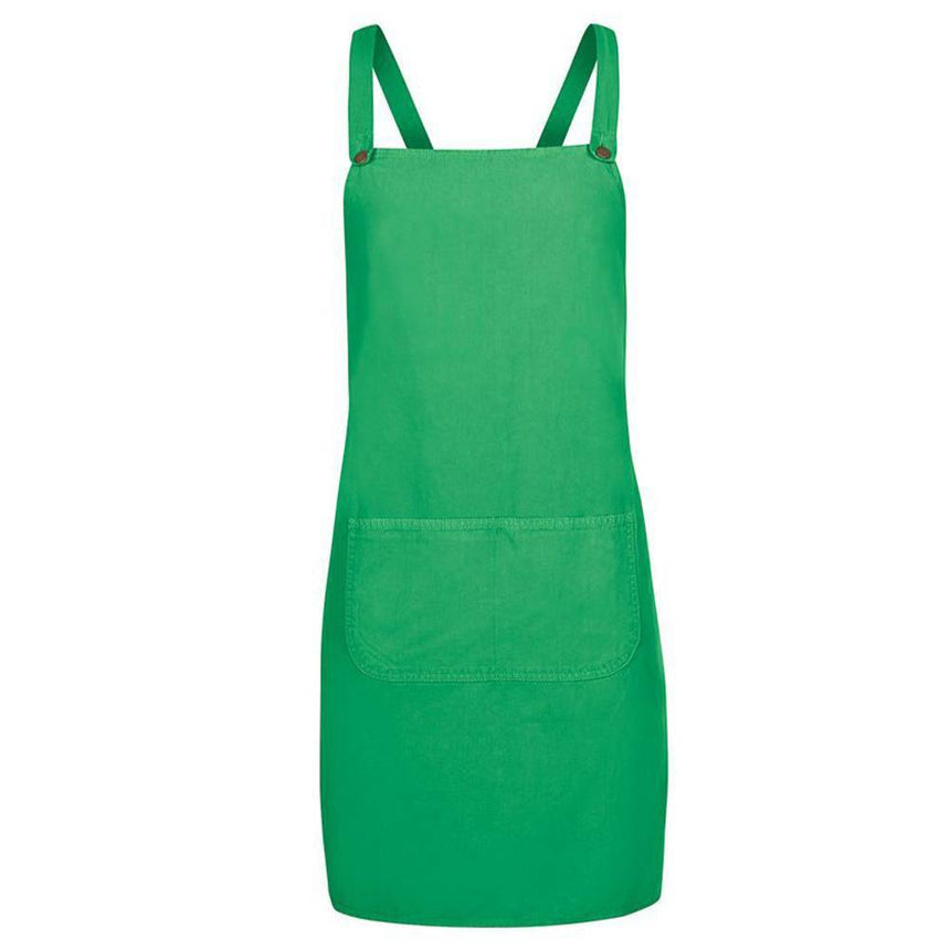 Cross Back Canvas Apron (Without Straps) Aprons JB's Wear Pea Green