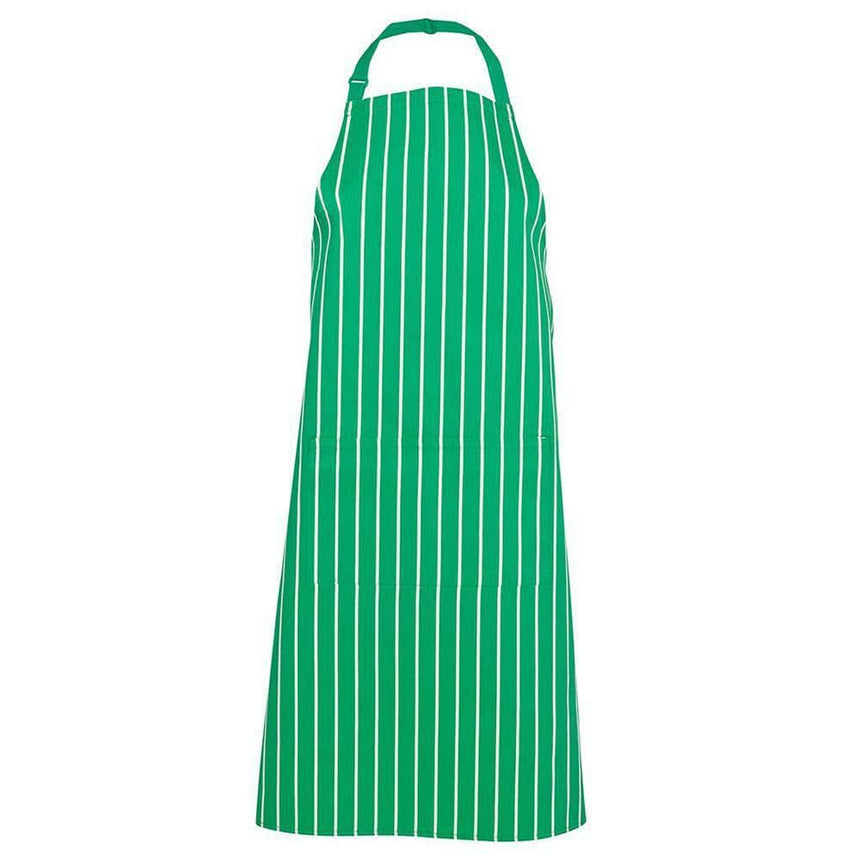 Bib Striped Apron With Pocket Aprons JB's Wear