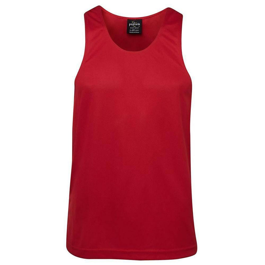 Poly Singlet Singlets JB's Wear Red S