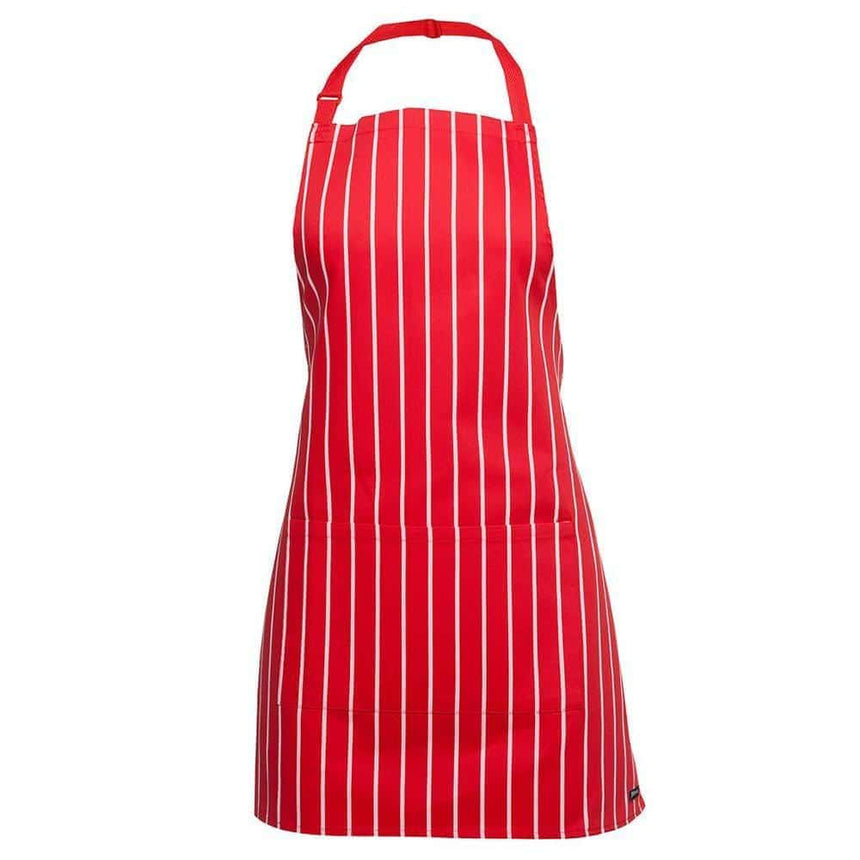 Apron With Pocket Aprons JB's Wear Red/White 65x71