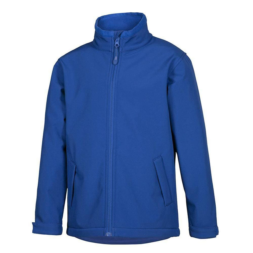 Podium Adults & Kids Water Resistant Softshell Jacket Jackets JB's Wear Royal S