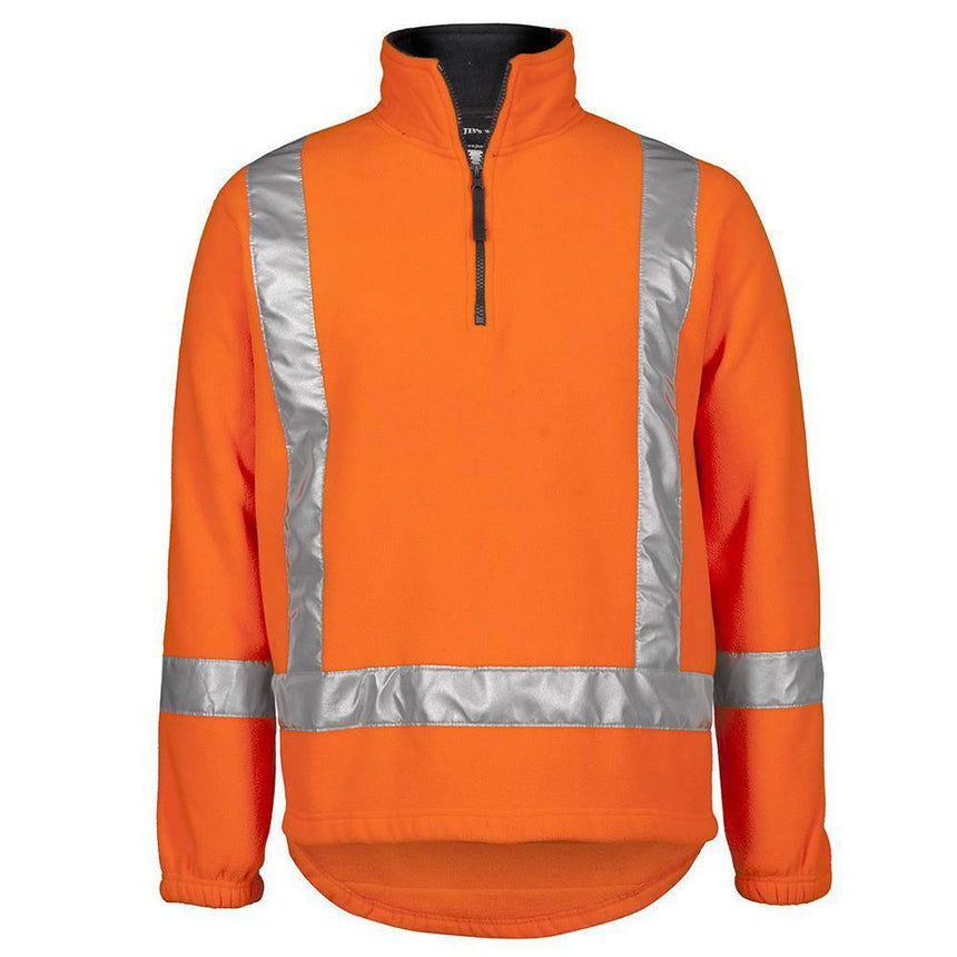 Hi Vis (D+N) TTMC-W 1/2 ZIP Polar Sweaters JB's Wear S