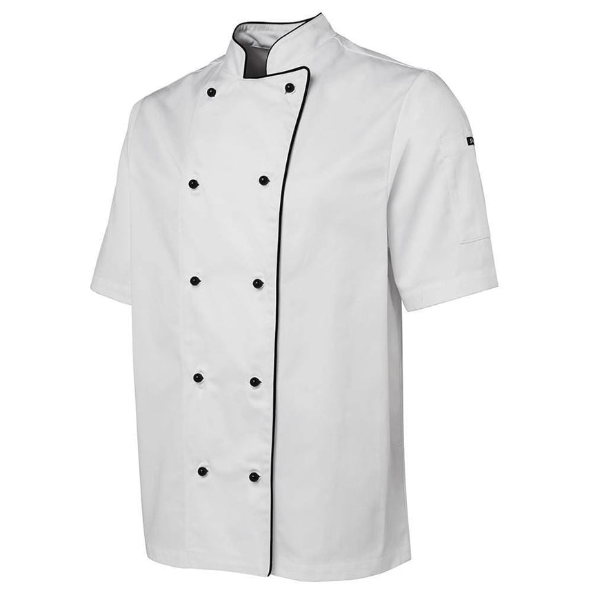 Short Sleeve Unisex Chefs Jacket Chef Jackets JB's Wear