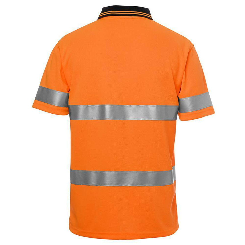 Taped Hi Vis Short Sleeve Traditional Polo Polos JB's Wear