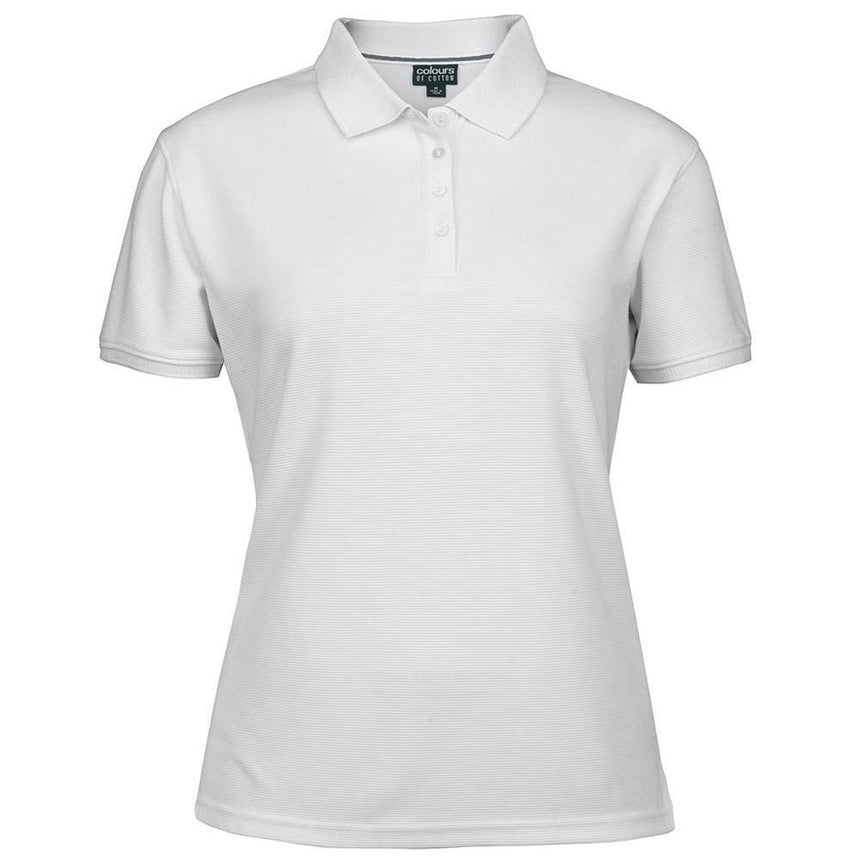 C of C Ladies Ottoman Polo Polos JB's Wear White 8