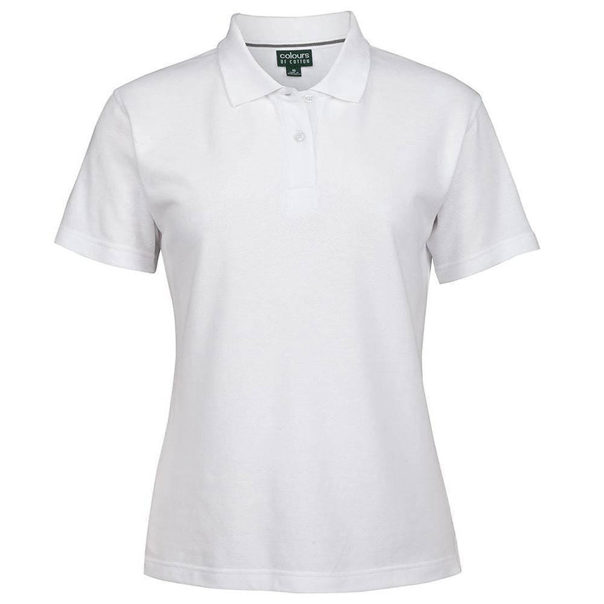 C of C Ladies Pique Polo Polos JB's Wear White 8