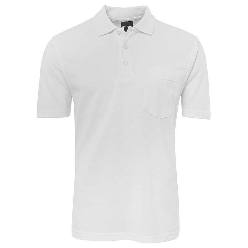 210 Pocket Polo Polos JB's Wear White S