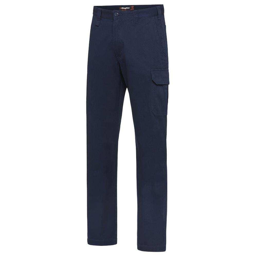 Basic Stretch Cargo Pant Pants KingGee 77R Navy