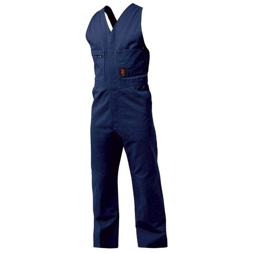 Sleeveless Drill Overall Overalls KingGee 77R Navy