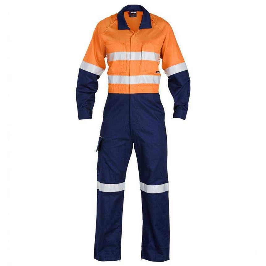 Workcool2 Ref Spliced Overall Overalls KingGee 82R Orange/Navy