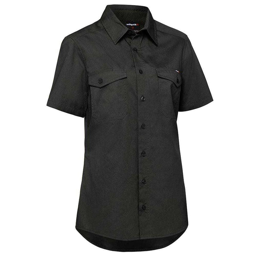 Womens Workcool 2 Shirt Shirts KingGee Charcoal 6