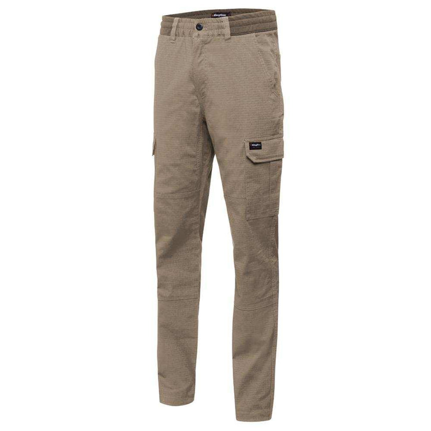 Rib Comfort Waist Pant Pants KingGee Desert 77R