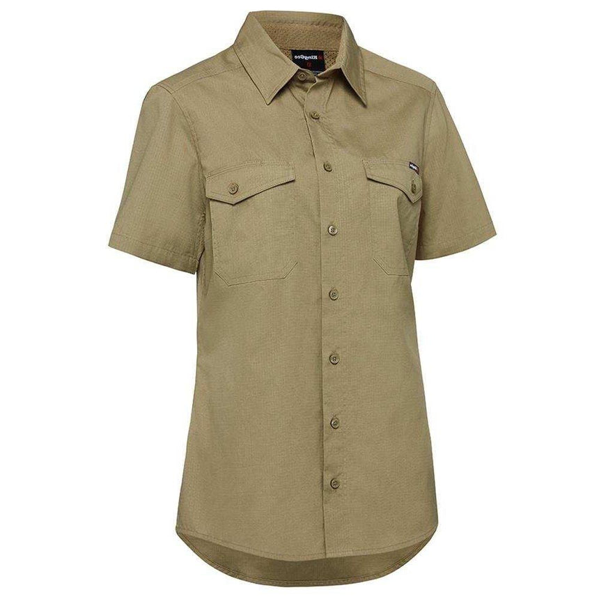 Womens Workcool 2 Shirt Shirts KingGee Khaki 6