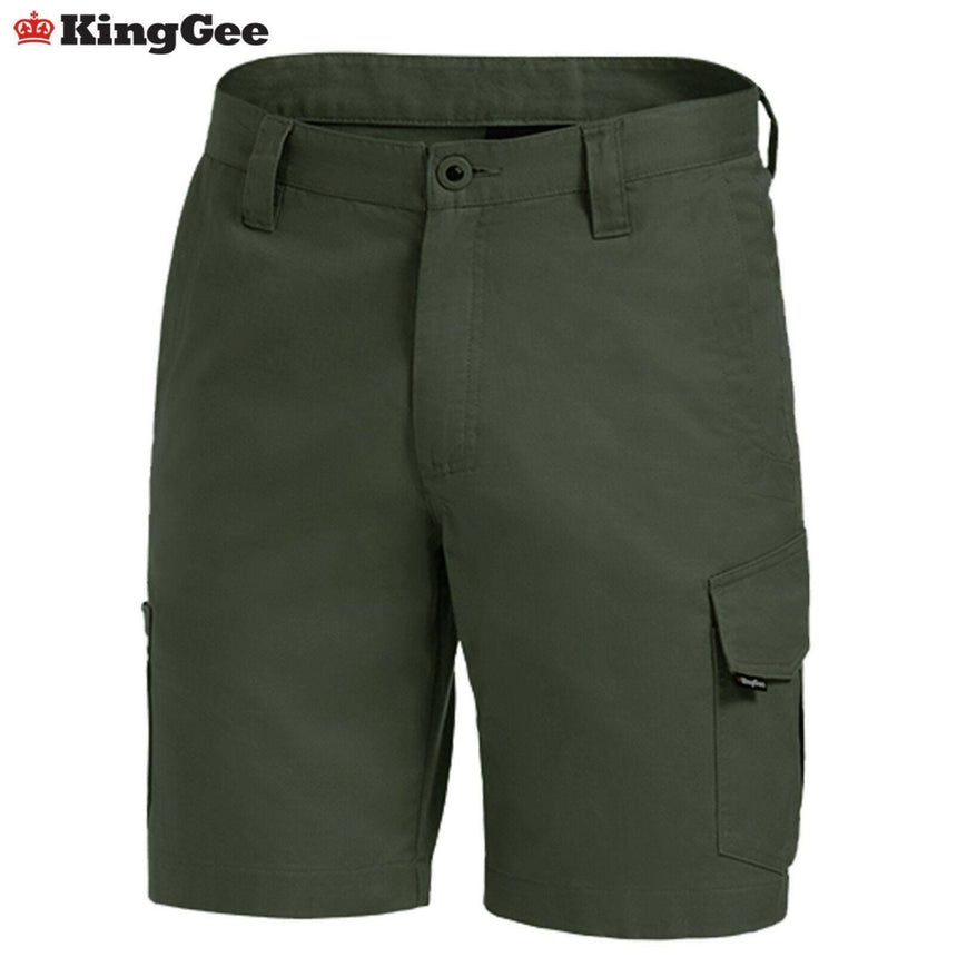 King Gee Shorts 'Workcool 2' Ripstop 10 Pockets Modern Fit K17820 Cotton NEW Shorts KingGee