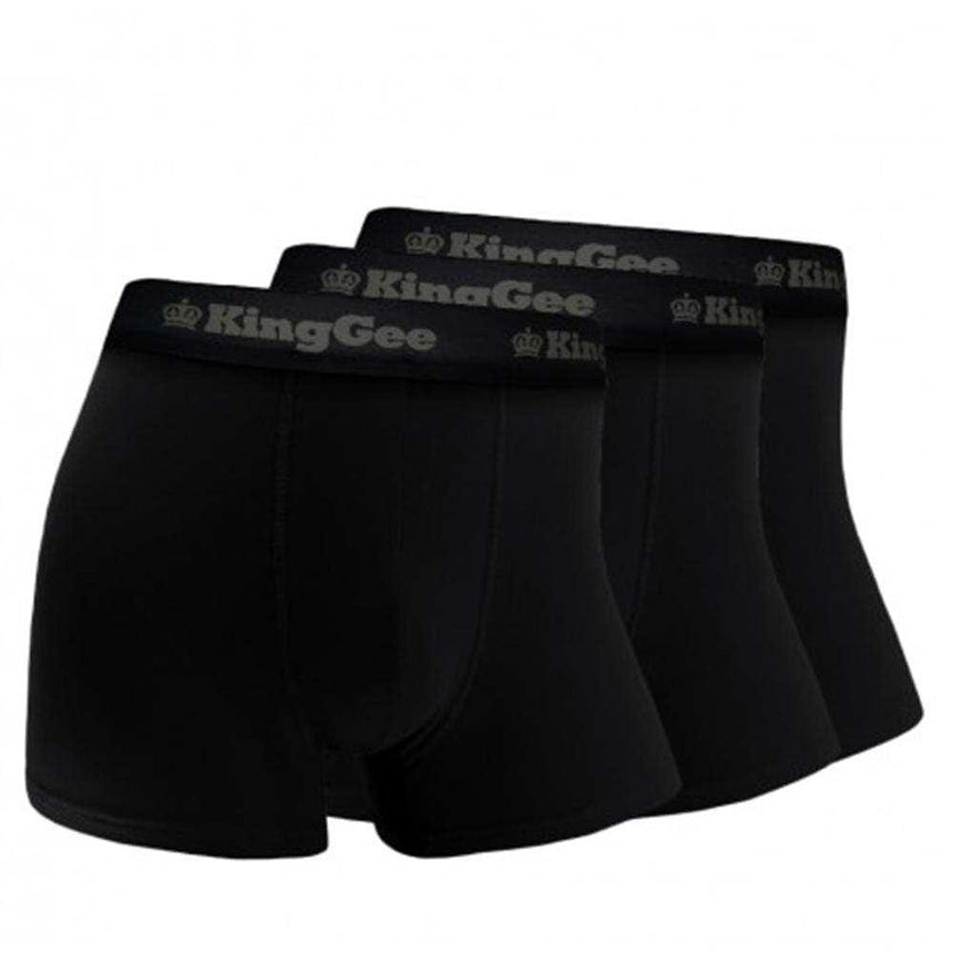 King Gee Bamboo Work Trunk - 3 Pack,K19005 Underwears KingGee S Black