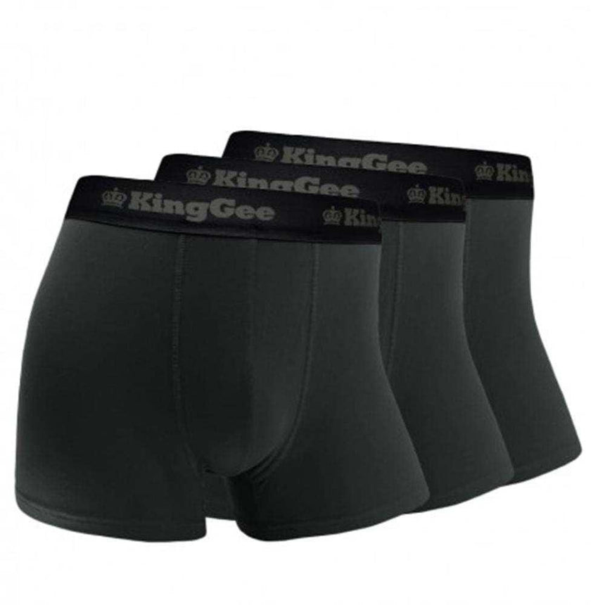King Gee Bamboo Work Trunk - 3 Pack,K19005 Underwears KingGee S Charcoal