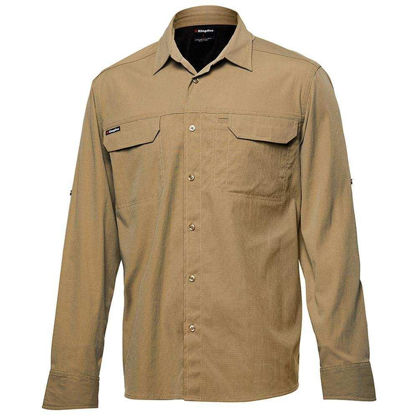 Drycool Shirt Long Sleeve Shirts KingGee S Dune