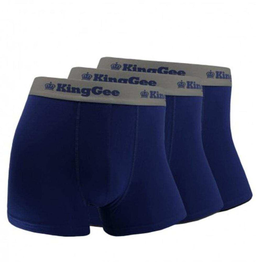 King Gee Bamboo Work Trunk - 3 Pack,K19005 Underwears KingGee S Navy