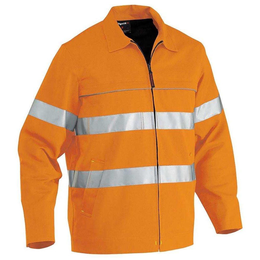 Reflective Nano-Tex Jacket Jackets KingGee S Orange