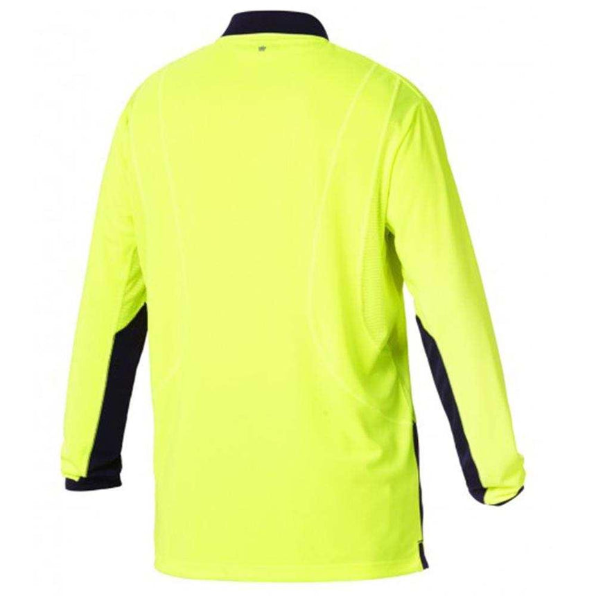 Workcool Spliced Long Sleeve Polo Polos KingGee
