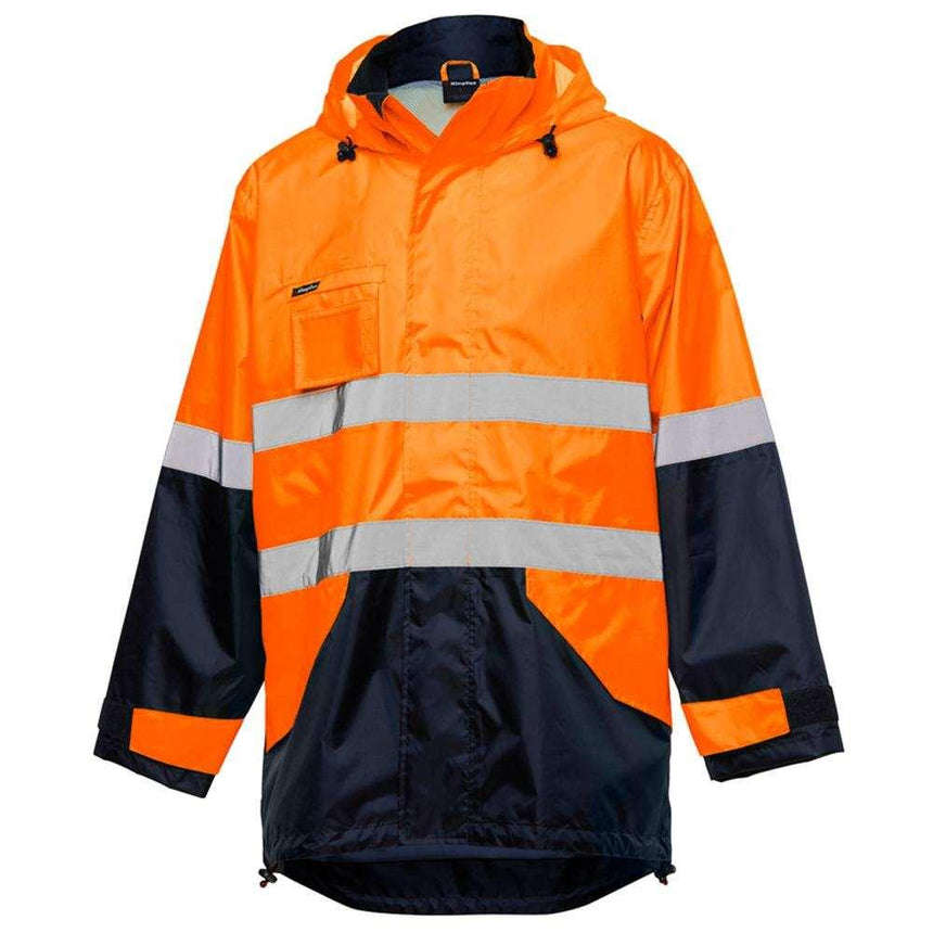Reflective Lightweight Jacket Jackets KingGee XS Orange/Navy