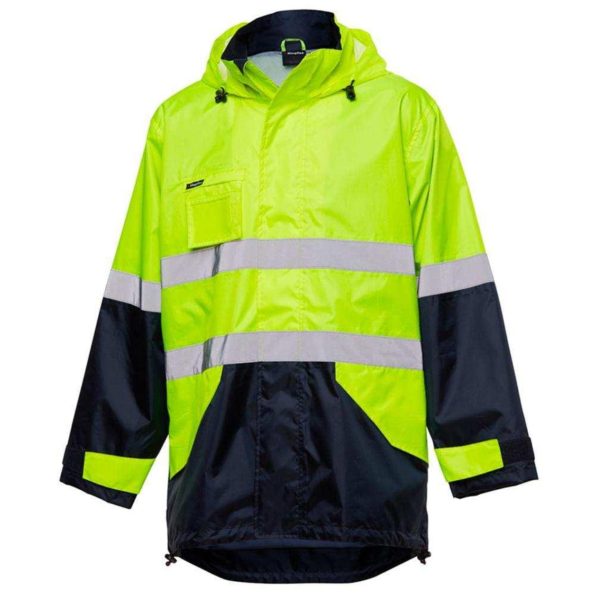Reflective Lightweight Jacket Jackets KingGee XS Yellow/Navy