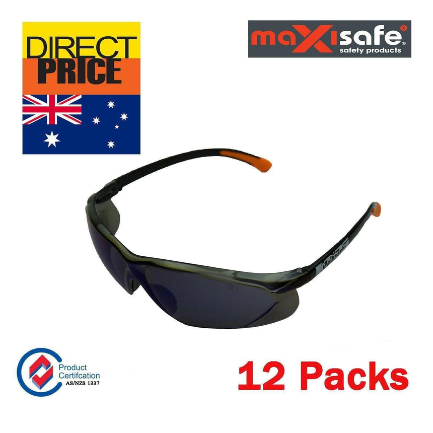 Anti Fog Safety Glass 12 Pack Eye Protection Maxisafe