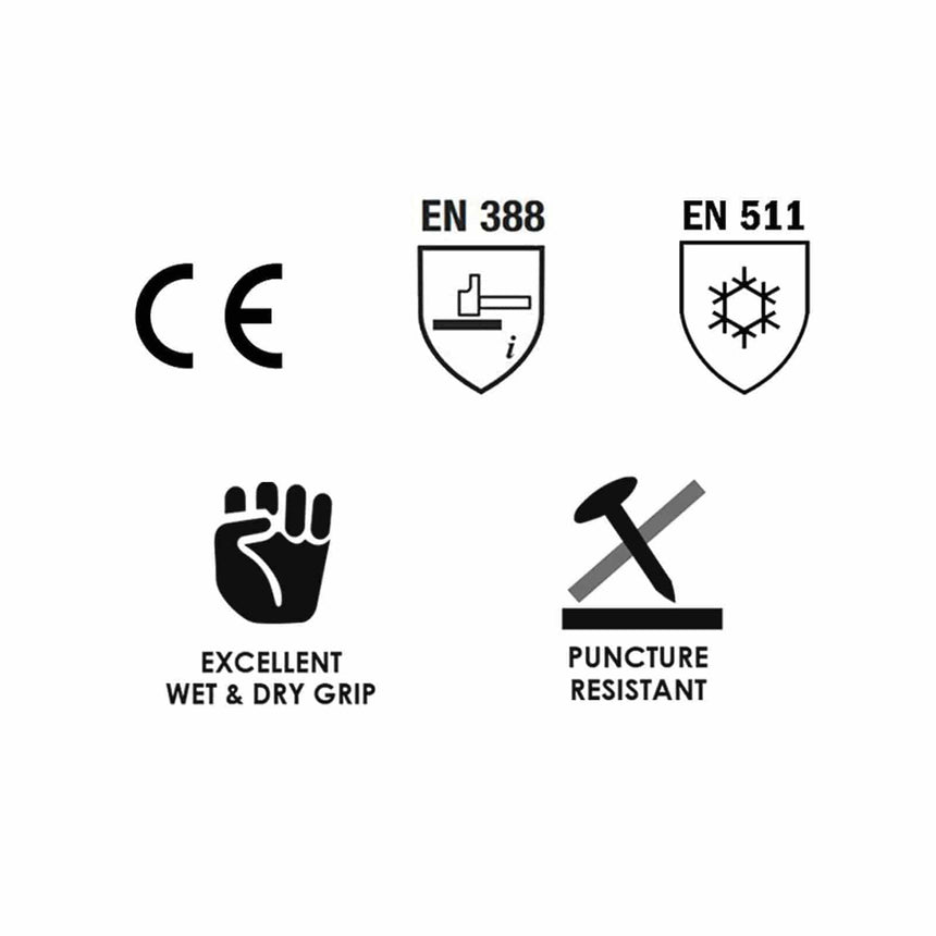 Black Knight Sub Zero Glove Gloves Maxisafe