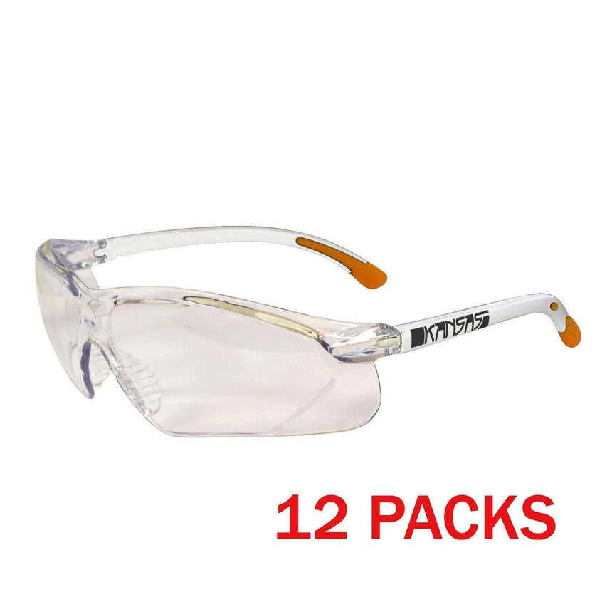 Anti Fog Safety Glass 12 Pack Eye Protection Maxisafe Clear