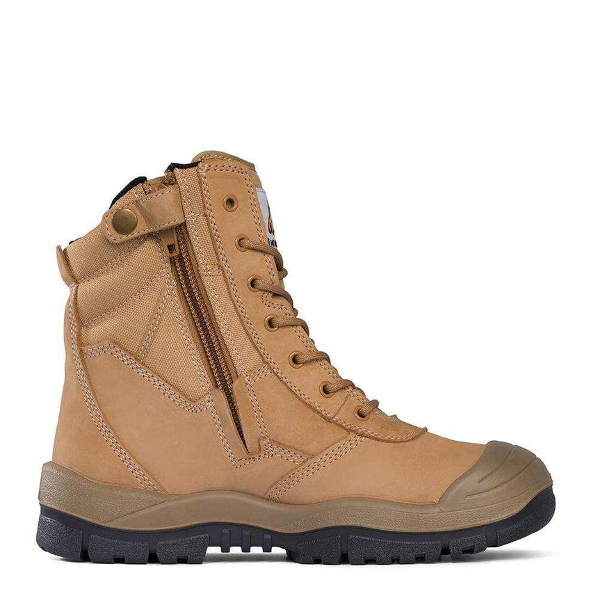 High Zipsider Boots w Scuff Cap 451050 Zip Up Boots Mongrel