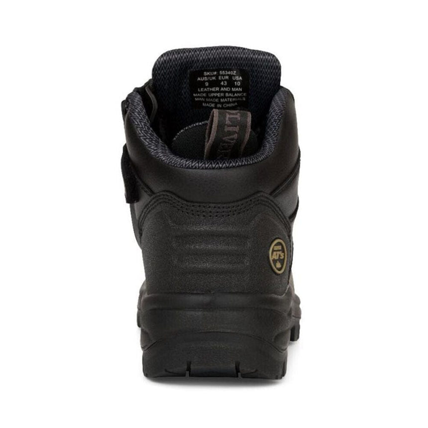 130MM Black Zip Sided Hiker Boot 55340Z Zip Up Boots Oliver