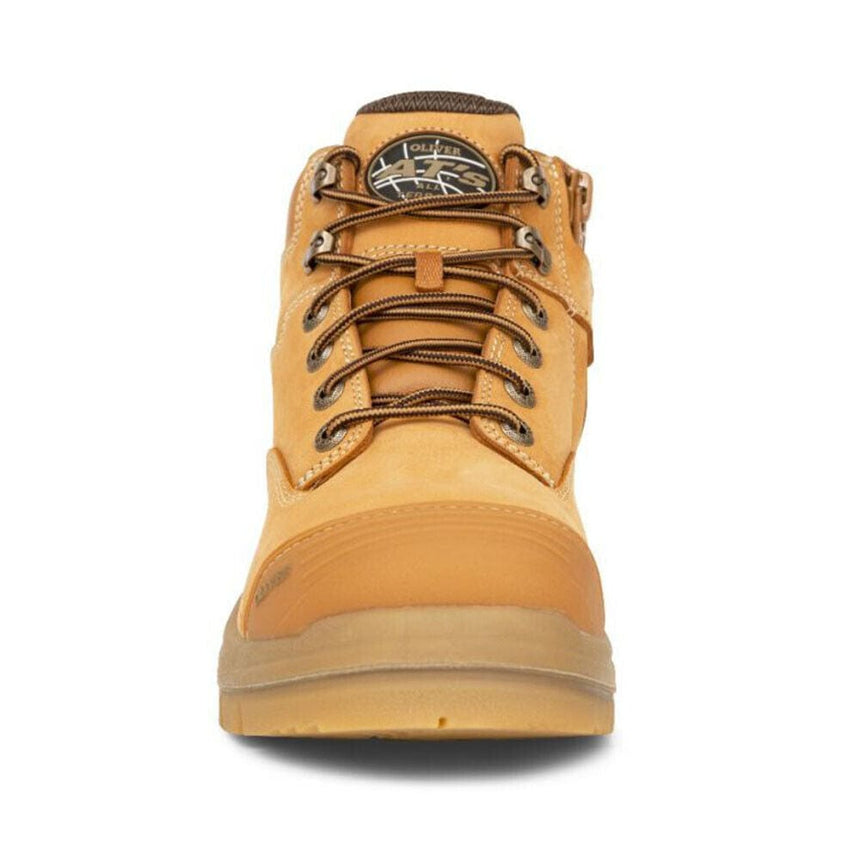 130MM Wheat Zip Sided Hiker Boot 55330Z Zip Up Boots Oliver