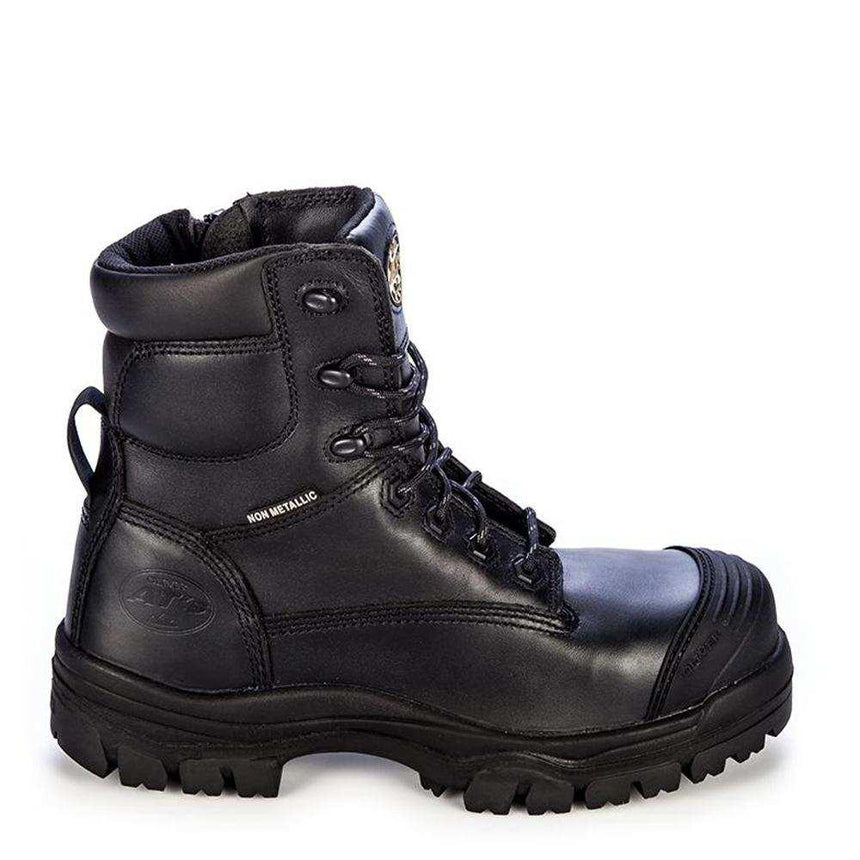 150MM Black Zip Sided Boot 45645Z Zip Up Boots Oliver