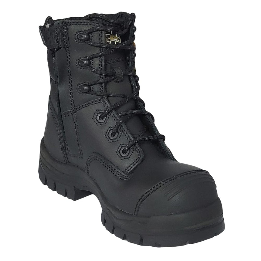 150MM Black Zip Sided Boot 45645Z Zip Up Boots Oliver