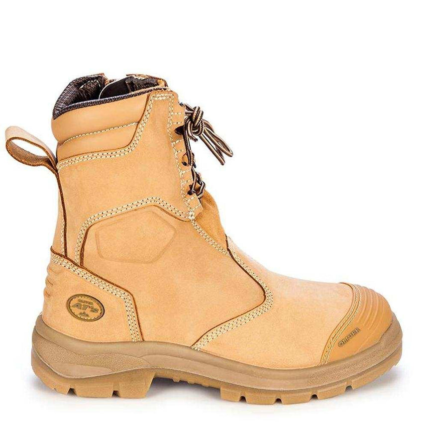 200MM Hi-Leg Wheat Zip Sided Boot 55385 Zip Up Boots Oliver