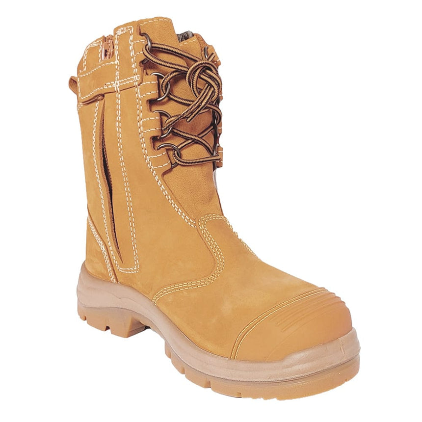 200MM Hi-Leg Wheat Zip Sided Boot 55385 Zip Up Boots Oliver