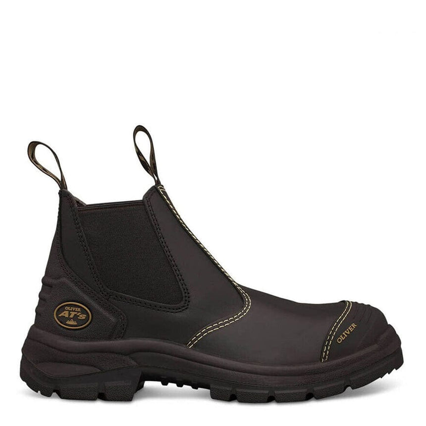 Black Elastic Sided Boot 55320 Elastic Sided Boots Oliver