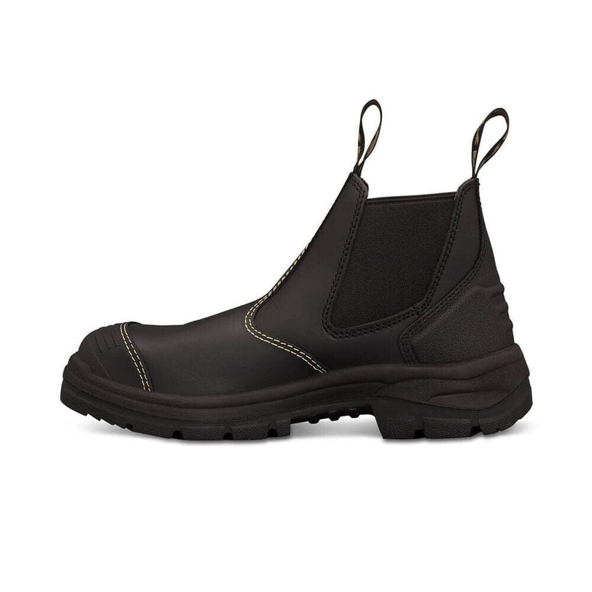 Black Elastic Sided Boot 55320 Elastic Sided Boots Oliver