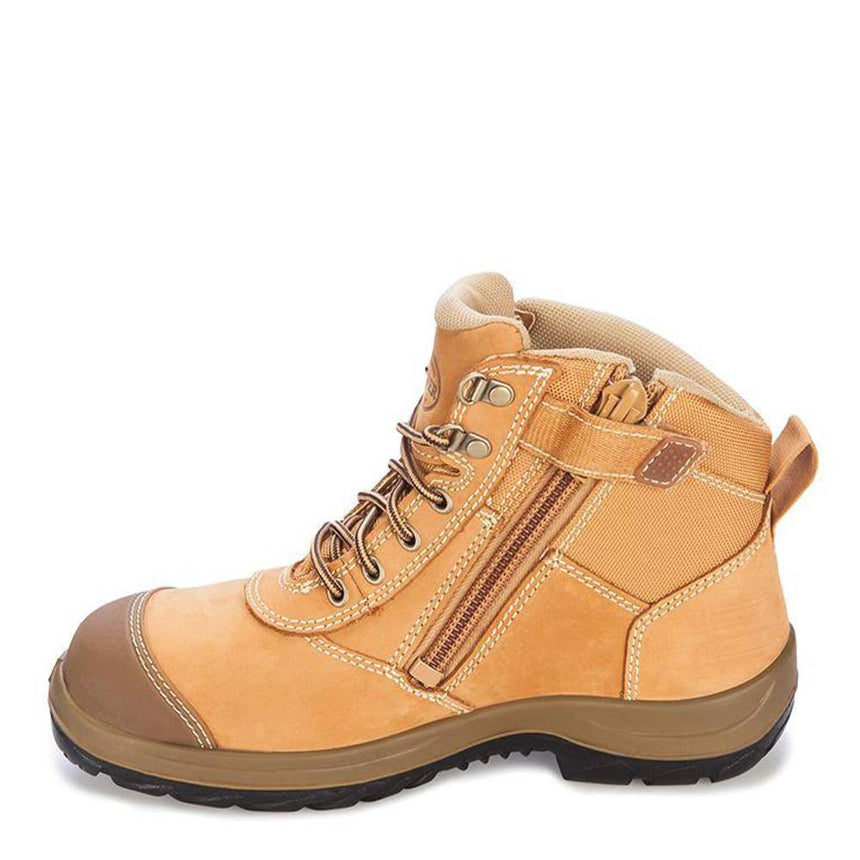 Wheat Zip Sided Ankle Boot 34662 Zip Up Boots Oliver