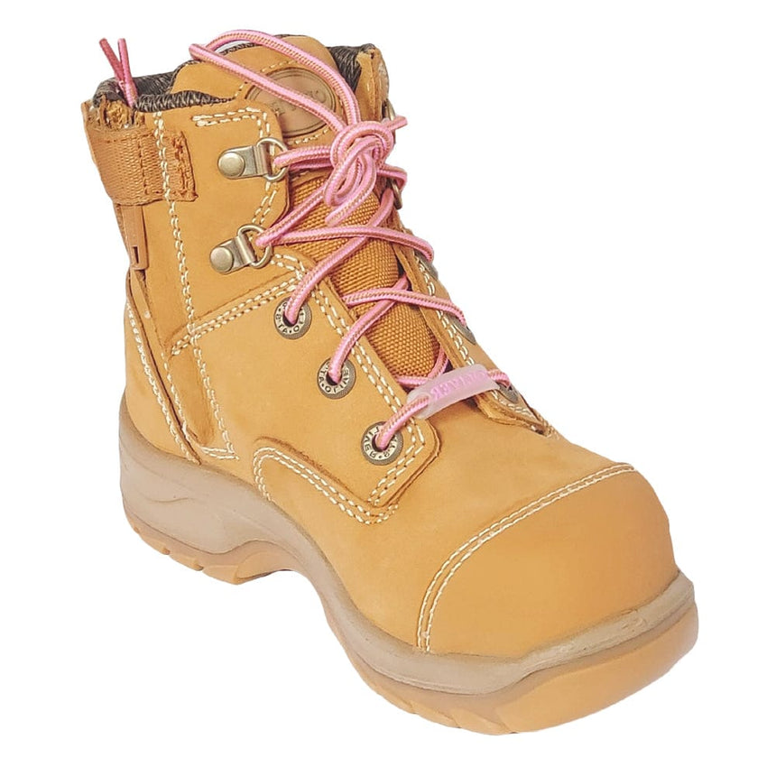 Women's Wheat Zip Sided Boot 49432Z Zip Up Boots Oliver