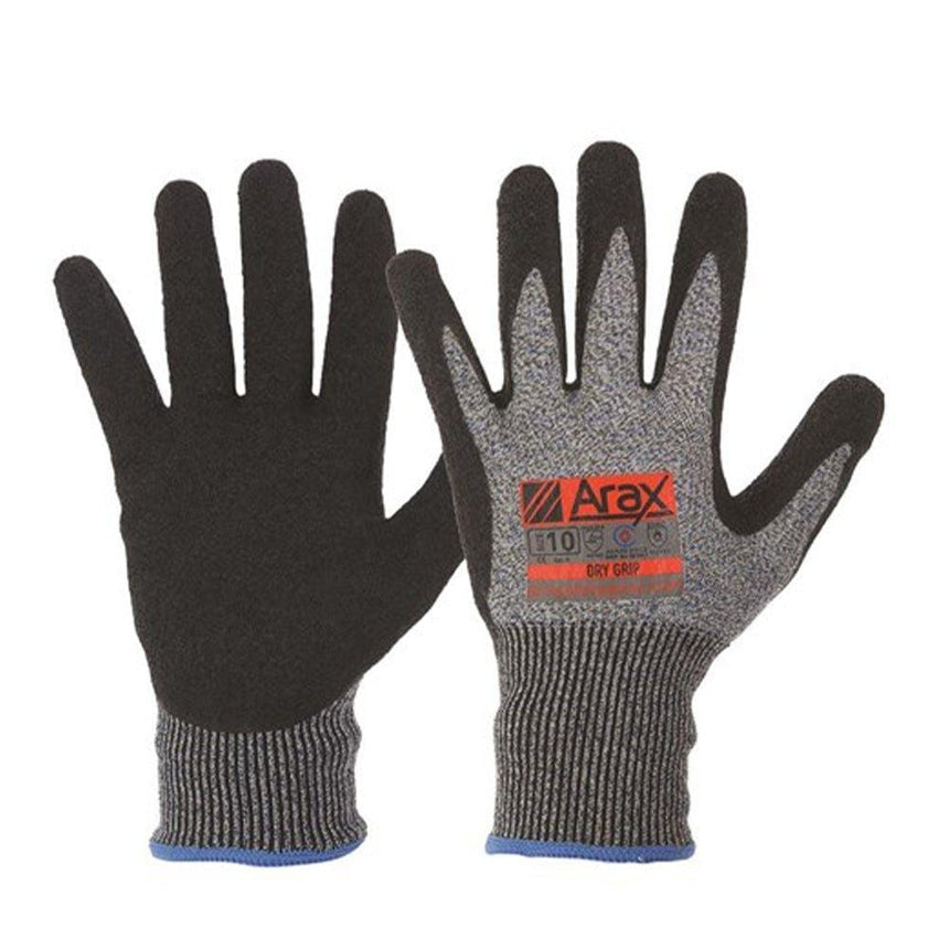 Arax® Latex Crinkle Dip On 13G Liner Gloves ProChoice